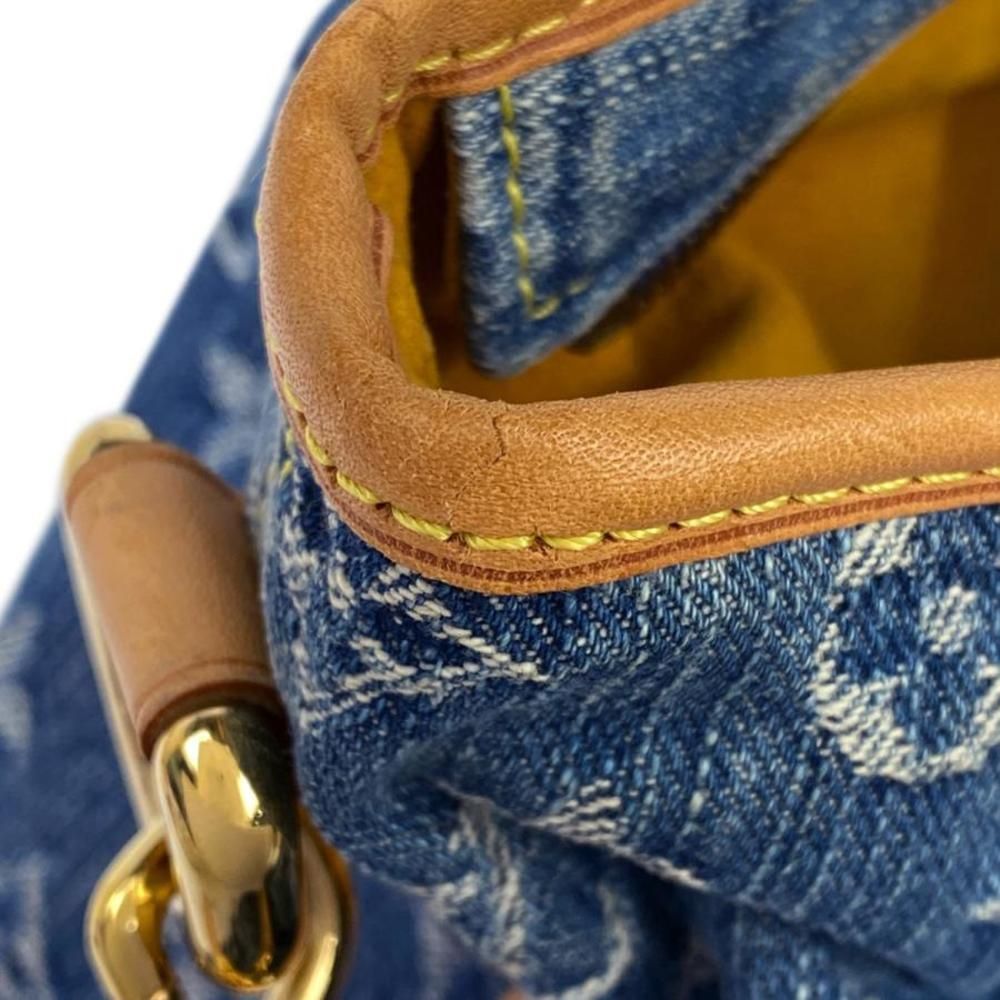 Neocavy MM Shoulder Indigo 2 Way Monogram Denim Blue - Picture 6 of 12